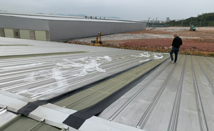 揭西厂房屋面防水维修案例